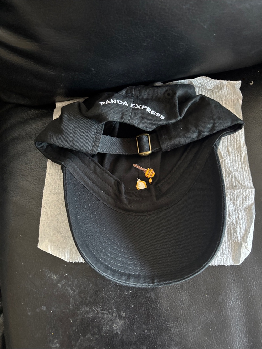 Express Black Embroidered Baseball Cap
